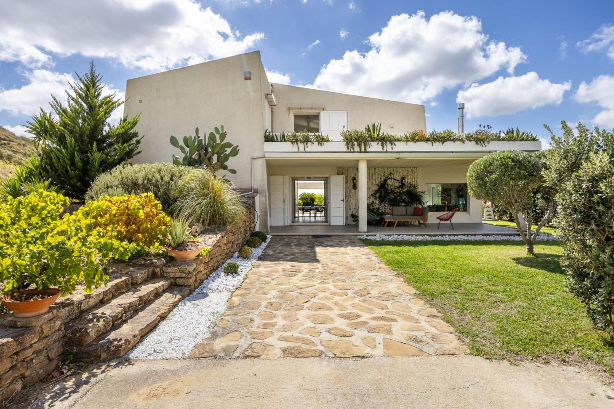 Villa Bonifato Vista Sulle Campagne E Sul Mare Siciliano Cozy House Italy Alcamo Exterior photo