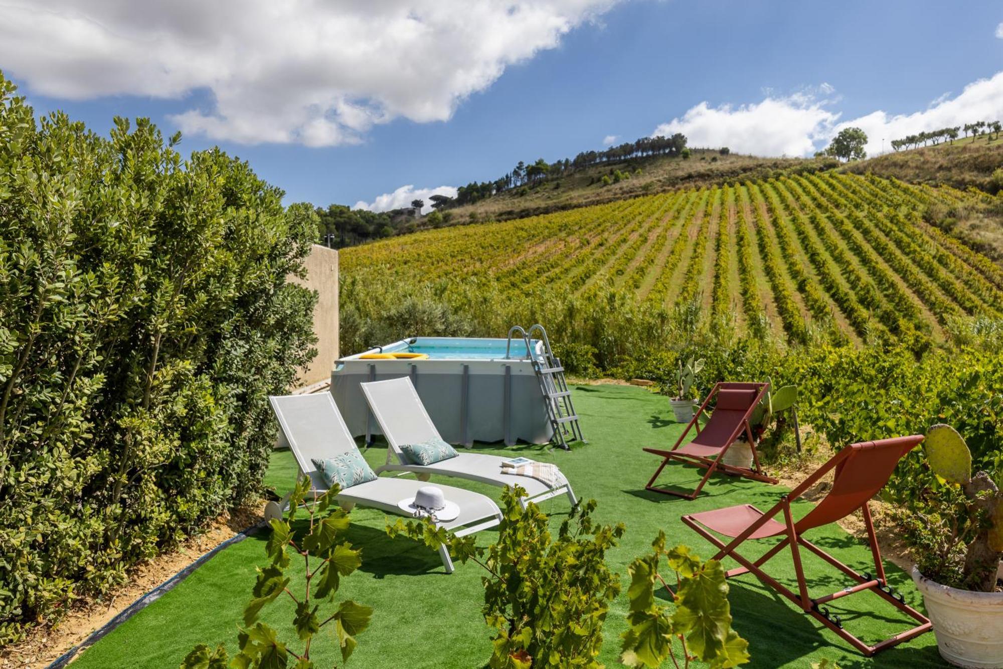 Villa Bonifato Vista Sulle Campagne E Sul Mare Siciliano Cozy House Italy Alcamo Exterior photo